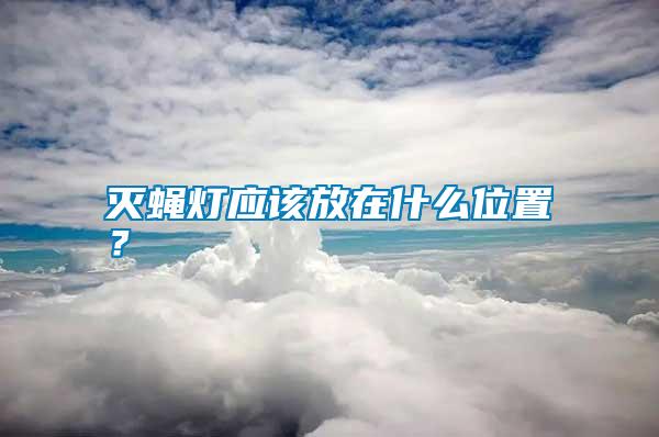 滅蠅燈應(yīng)該放在什么位置？