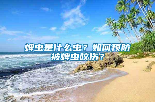 蜱蟲是什么蟲？如何預防被蜱蟲咬傷？