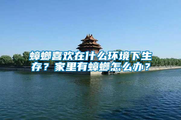 蟑螂喜歡在什么環(huán)境下生存？家里有蟑螂怎么辦？