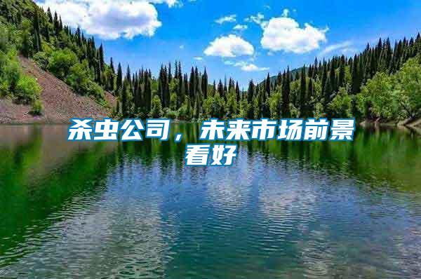 殺蟲公司，未來(lái)市場(chǎng)前景看好